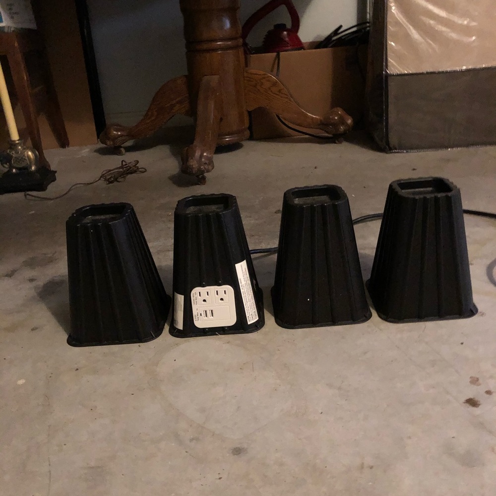 Raises bed, Could be a platform bed.